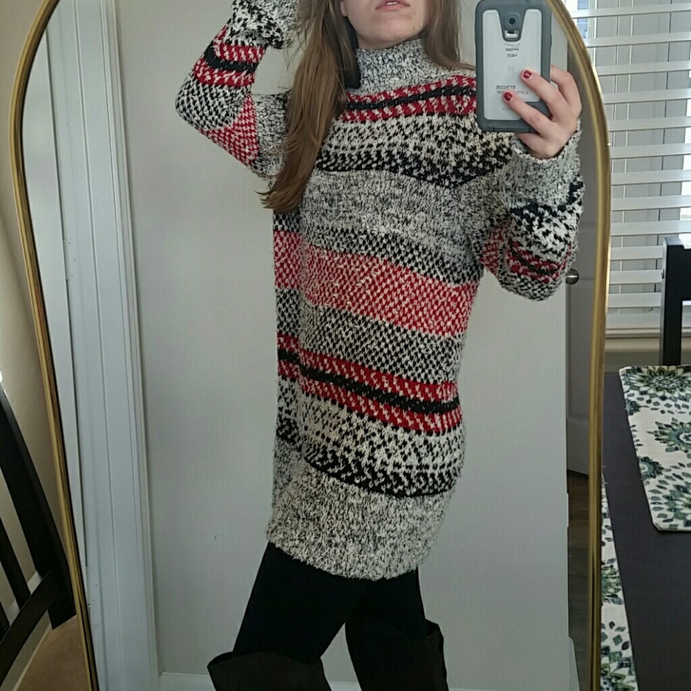 Long soft sweater
